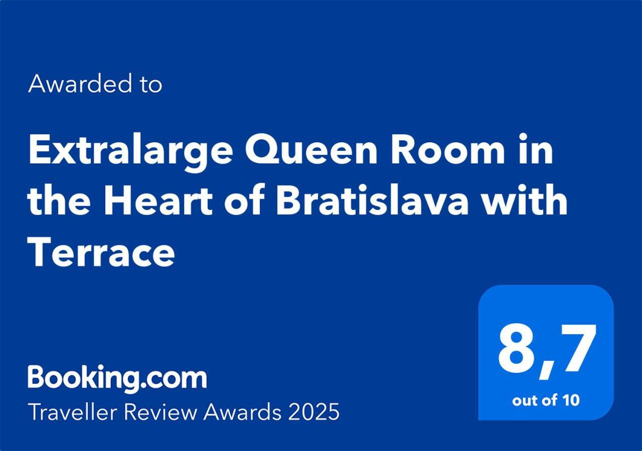 Extralarge Queen Room In The Heart Of Bratislava With Terrace ภายนอก รูปภาพ